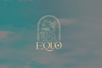 do elegant luxury minimal feminine lineart logo design