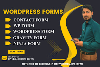 your wordpress responsive, custom contact, registration and ninja forms expert