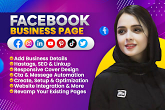 create and setup your facebook business page