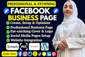 create and setup facebook business page