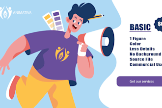 design flat vector illustration website and app