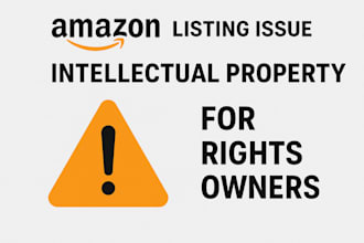 fix amazon listing issue details page intellectual property for rights owners