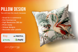 do pillow design for home textile