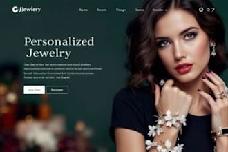 design jewelry website jewelry shopify wristwatch store fashion jewelry store