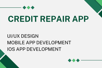 develop financial budgeting credit repair software app webapp website UI UX
