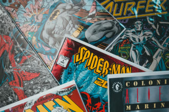 write a webtoon and comic book script for you