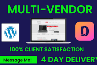build a multivendor ecommerce marketplace online store website using dokan pro