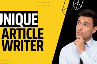 do unique article writing accordingly google nlp within 24 hours