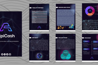 write and design a crypto whitepaper