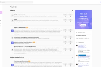 create a forum website
