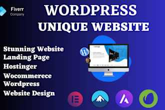create a wordpress websites design using divi builder