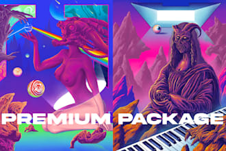 do cover art with my uniqe artstyle