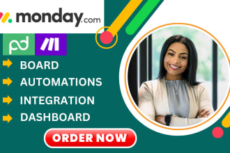 setup dashboards and automations with monday CRM   monday dot com and made com