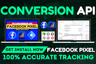 set up  facebook pixel ,meta conversion API, google analytics 4 via GTM