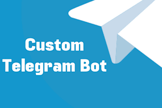 create custom telegram bot