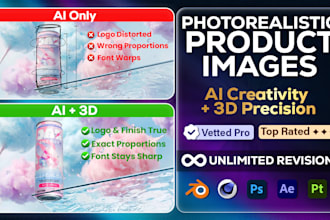 photorealistic ai product images using 3d rendering