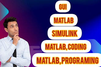 matlab programming, simulink and gui projects