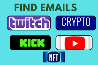 find twitch and youtube emails for business purposes