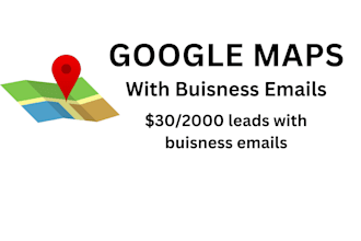 scrap google map for buisness leads with emails