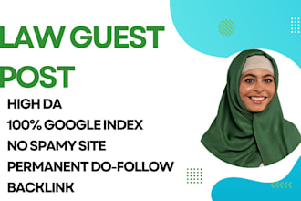 write and publish law guest post on high da legal blog with do follow backlinks