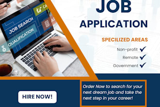 do tailored job search and application support