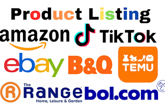 professional product listing services for amazon, tiktok, and ebay