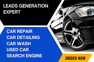 generate car repair car detailing carwash used car dealers online used car leads
