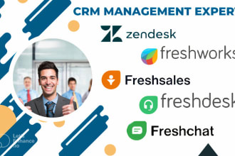 setup freshdesk, freshsales, zendesk, klaviyo, gorgias, freshchat expert