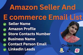 provide ecommerce leads generation amazon store owner email list building