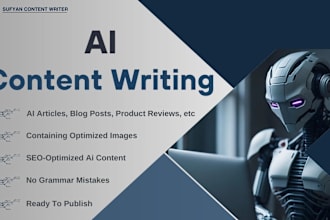write ai content, do the SEO, and draft them on your site