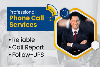 make professional phone calls for you