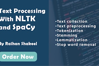 do text processing for nlp