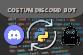 create costum discord bot