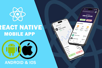 develop cross platform ios and android apps using react native cli or expo