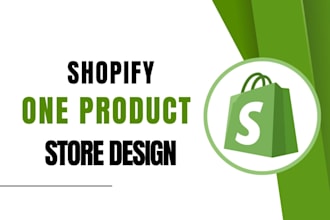 create a one product shopify dropshipping store