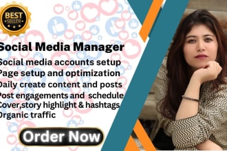 perfect all social media accounts create, setup and optimize
