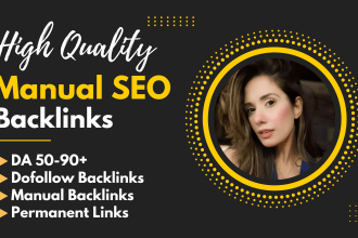 high quality contextual seo dofollow manual backlinks