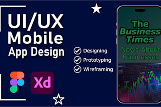 design wireframes, UI UX designs, and prototypes