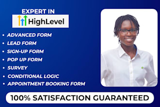 create gohighlevel form with conditional logic and go high level survey on ghl