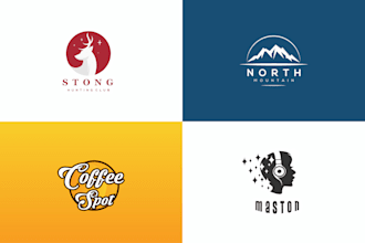 create a sleek and versatile minimalist, emblem, or abstract logo design