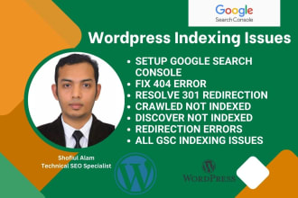 fix wordpress technical SEO search console indexing issue
