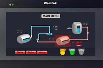 design weintek hmi in easy builder