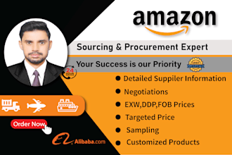 be your amazon product sourcing agent from china, alibaba supplier sourcing