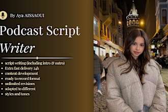 write an engaging podcast episode script in 24 hours