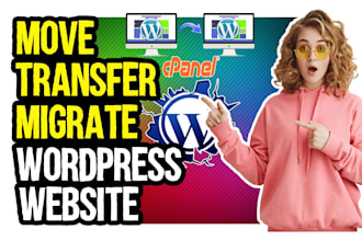 backup, migrate and transfer wordpress website in 3 hours