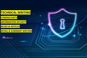 write technical writing information security, cybersecurity