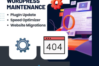 provide wordpress maintenance and support services
