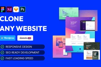 clone any website in wordpress