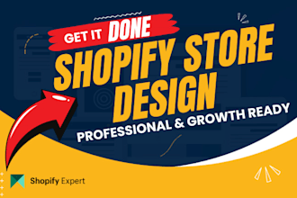 design a professional shopify store