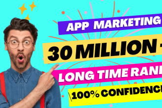 mobile app promotion app marketing for app or game
